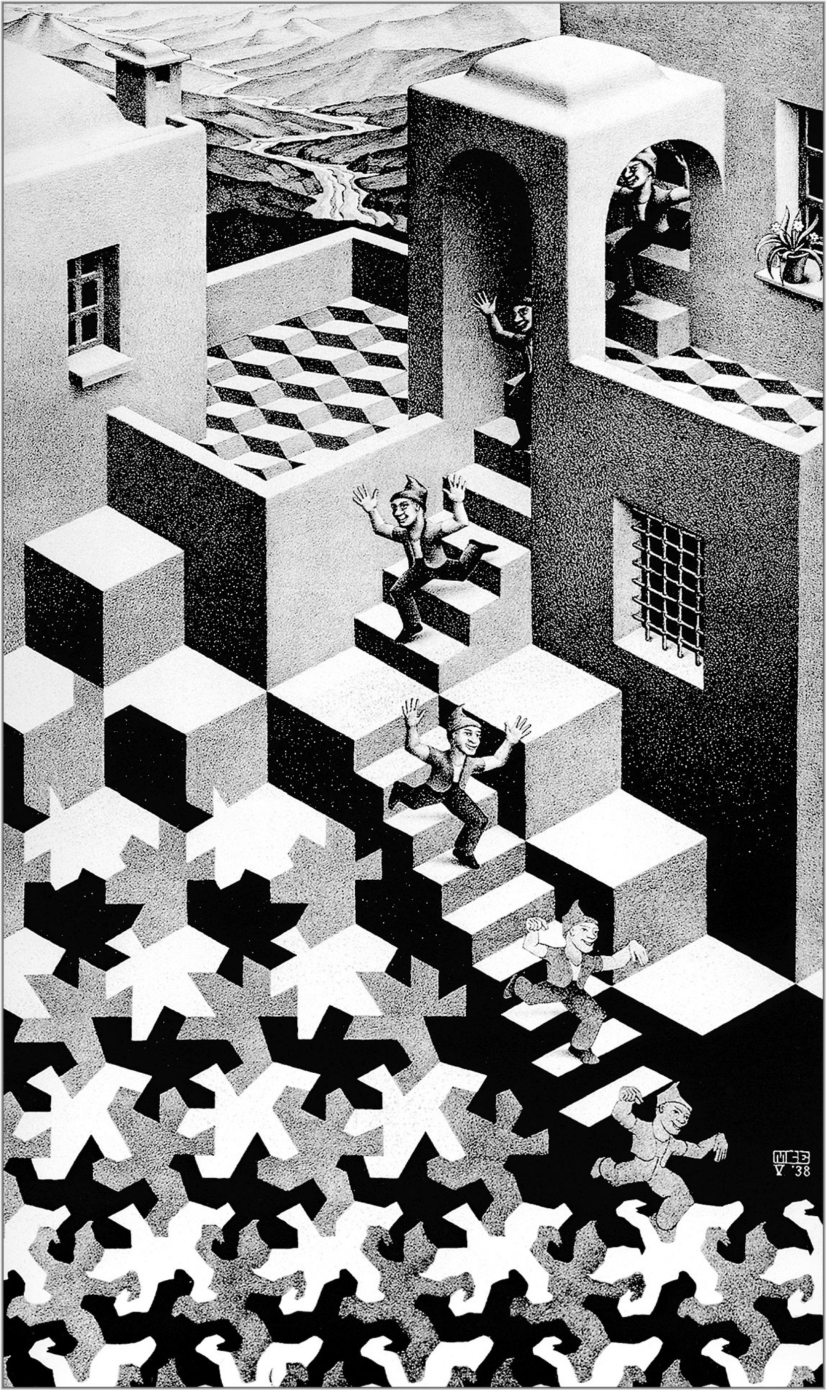 Maurits Cornelis Escher Skolastica Korkunç Maceraları