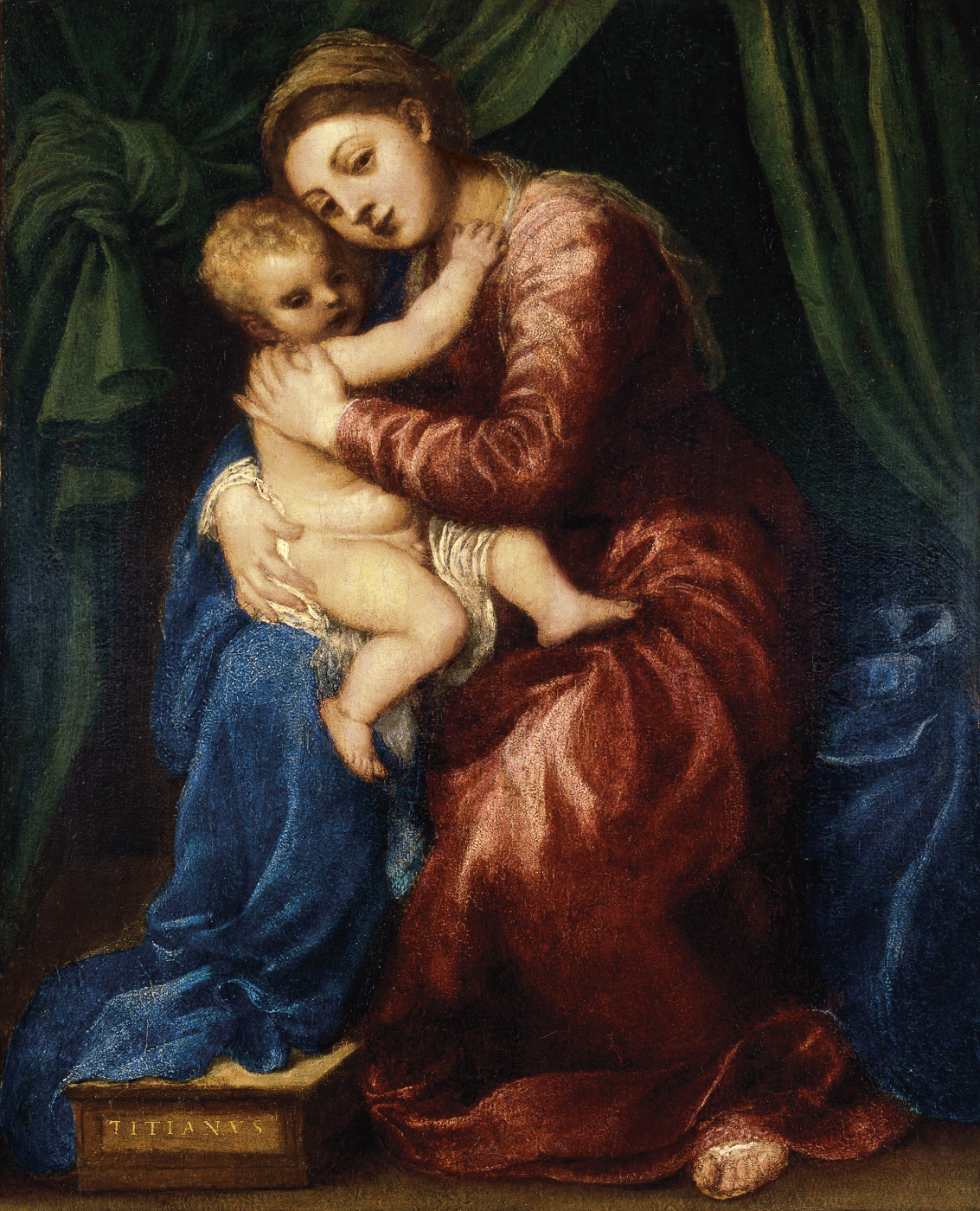 Titian Vecelli. Madonna und Kind