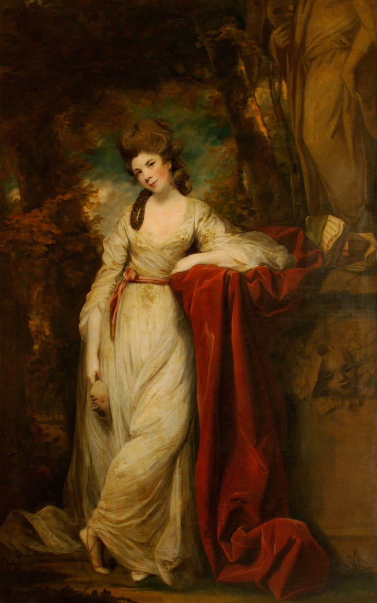 Joshua Reynolds. Mrs. Abington as the Muse of Comedy