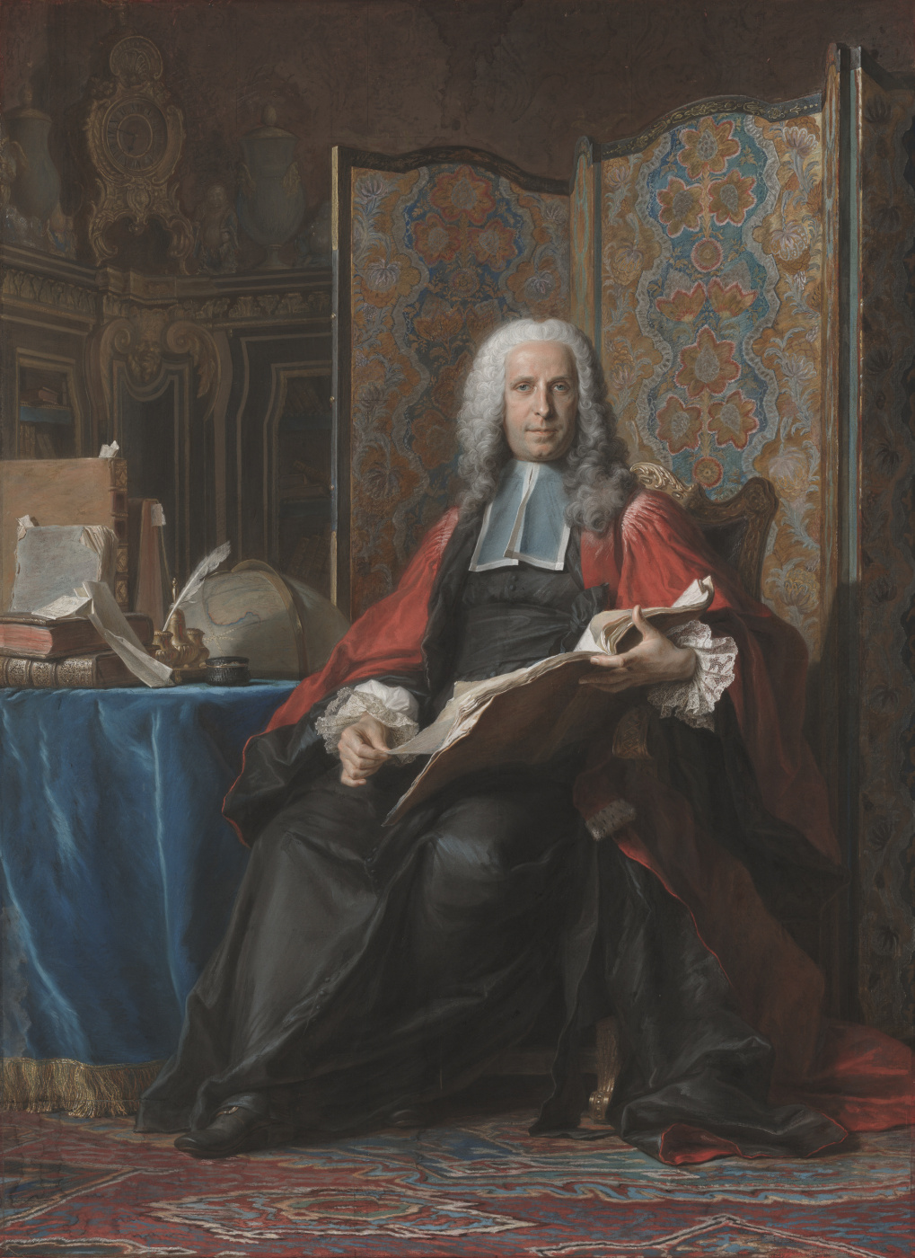 Maurice Quentin de La Tour. Portrait of Gabriel Bernard de Rieux