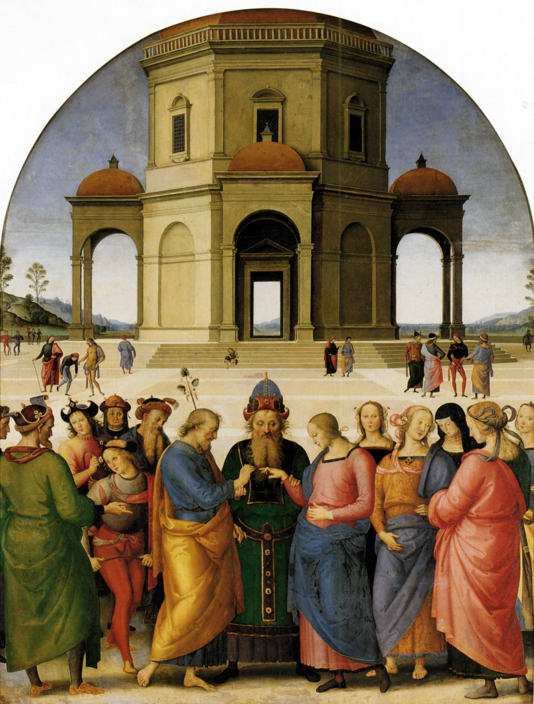 Pietro Perugino. The Betrothal Of The Virgin