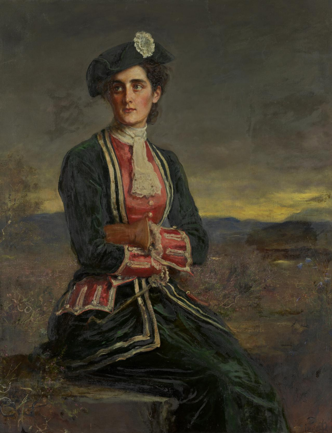 John Everett Millais. Portrait Of Diana Vernon