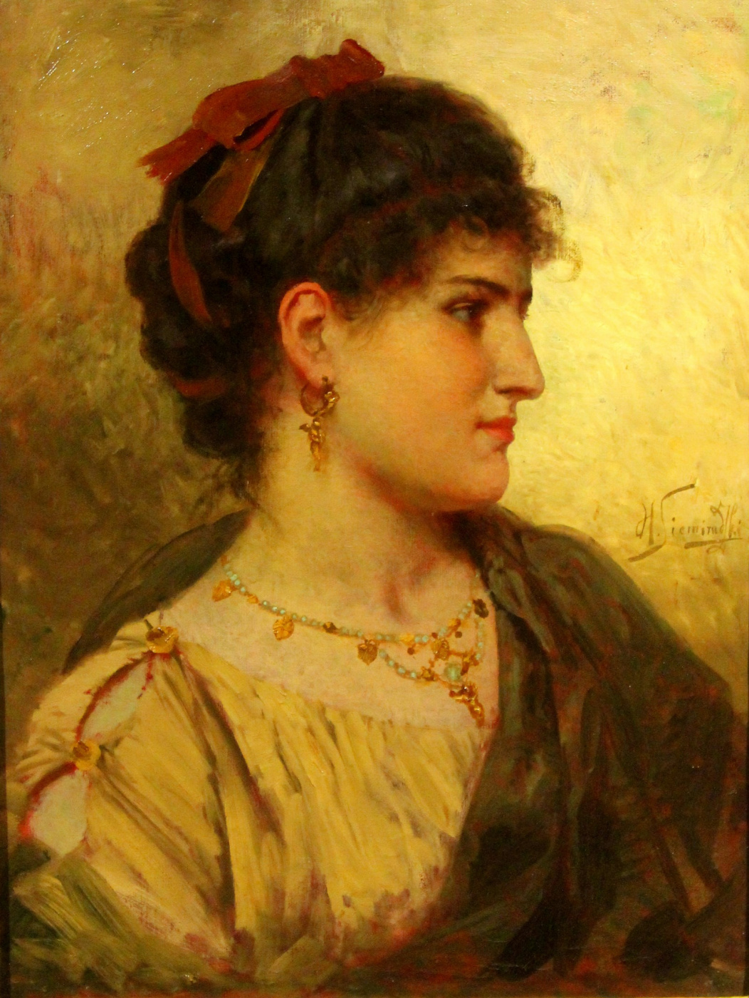 Генрих Ипполитович Семирадский. Portrait of young Roman women