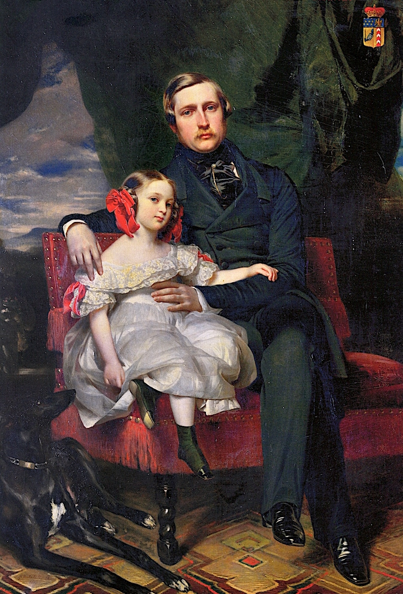 Prince Alexander de Wagram and his daughter Malsi