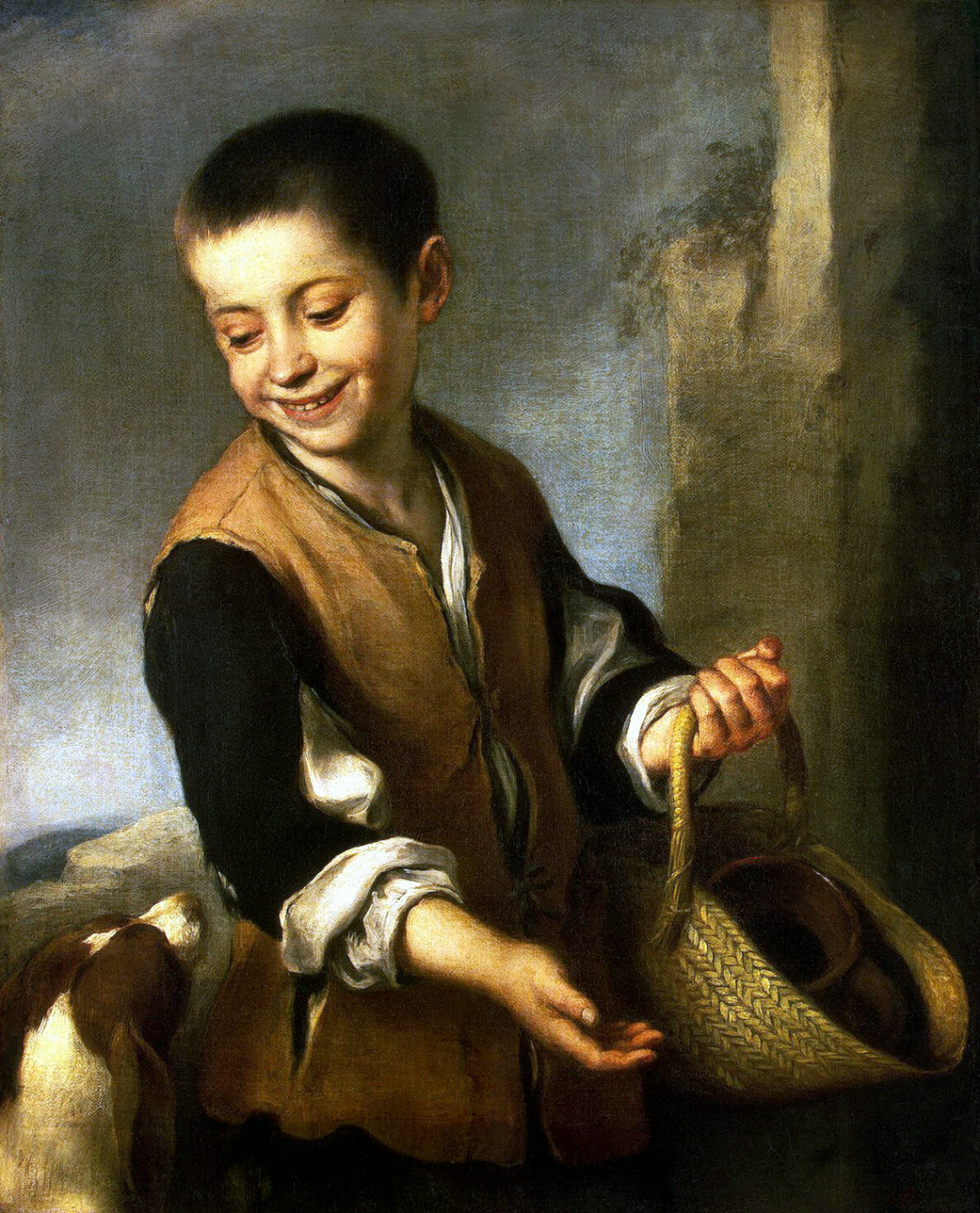 Bartolomé Esteban Murillo. Boy with a dog