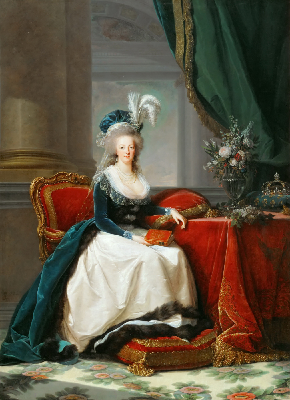 Elizabeth Vigee Le Brun. Marie Antoinette, Queen of France 