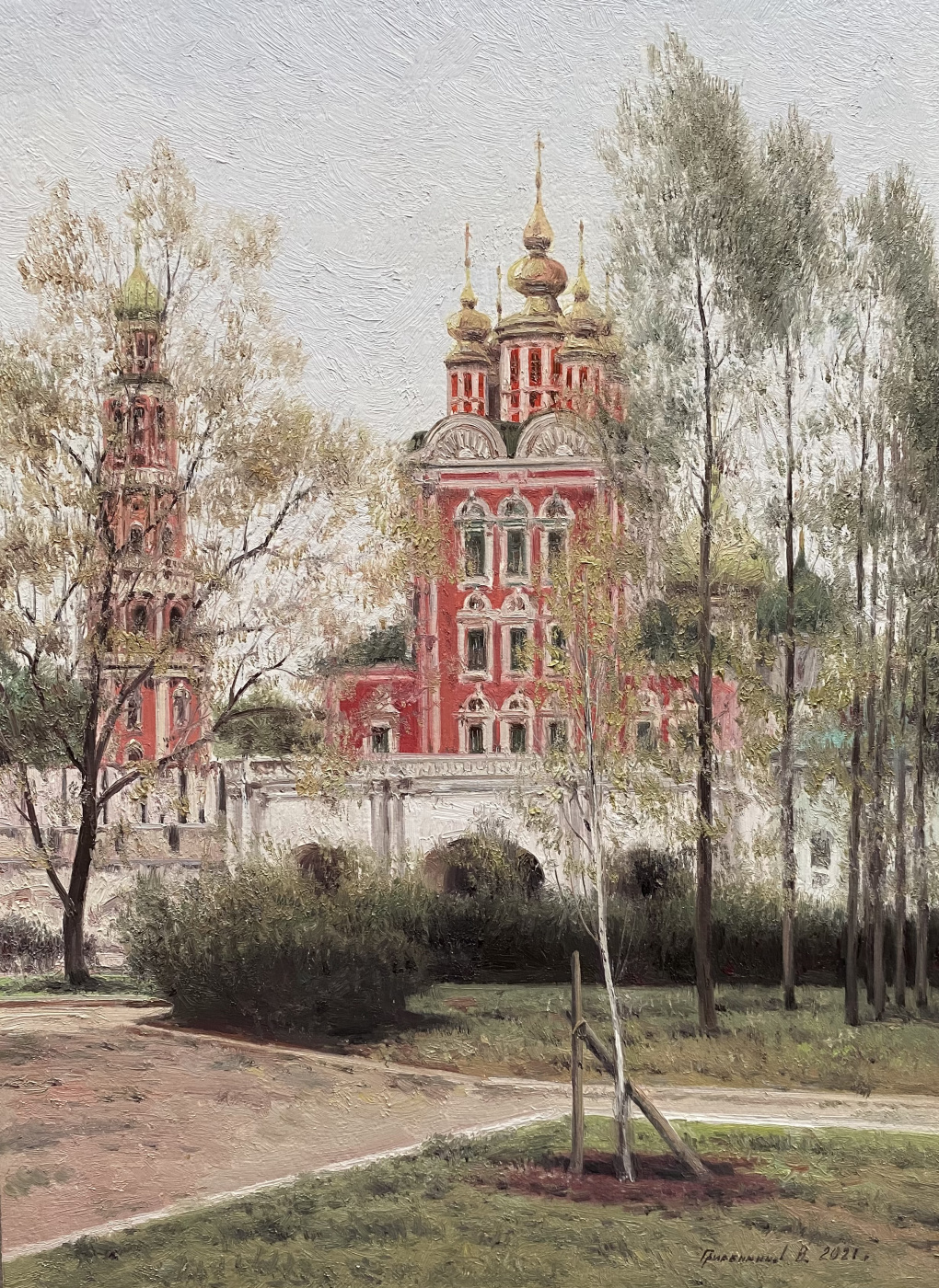 Vasily Ivanovich Gribennikov. Transfiguration Gate Church. Novodevichy Convent. Moscow