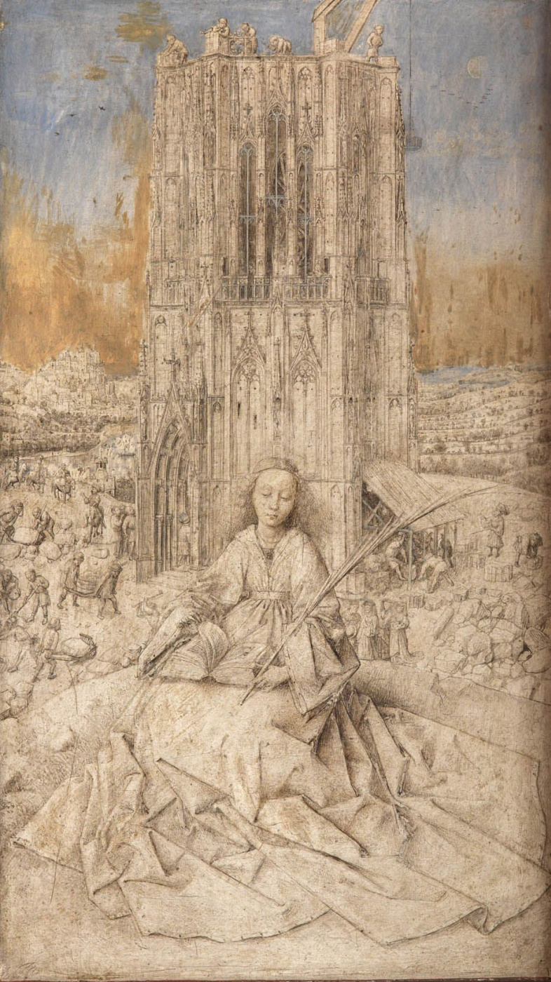 Jan van Eyck. Saint Barbara