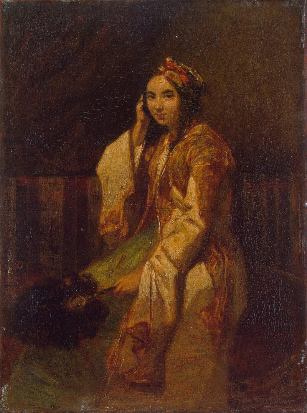 Alexander-Gabriel Dean. A woman in Oriental costume
