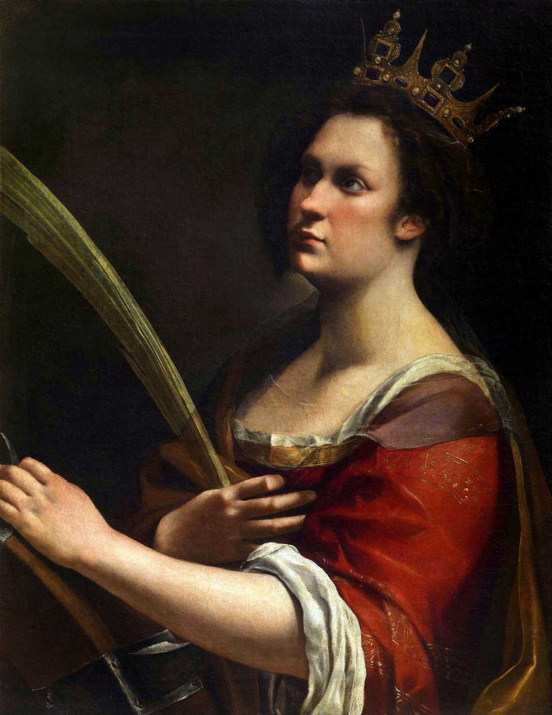 Artemisia Gentileschi. Saint Catherine of Alexandria
