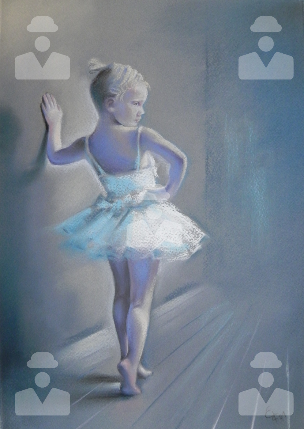 Elena Kurnosova. Little ballerina