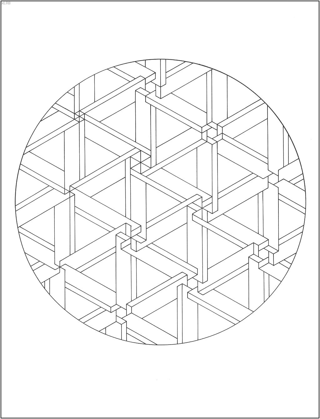 Koichi Sato. Optical illusion 14