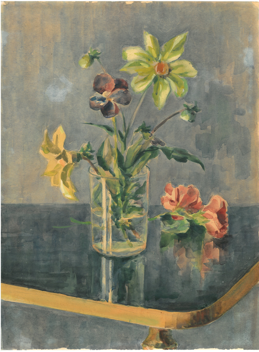 Arkady Pavlovich Laptev. Flowers in a glass