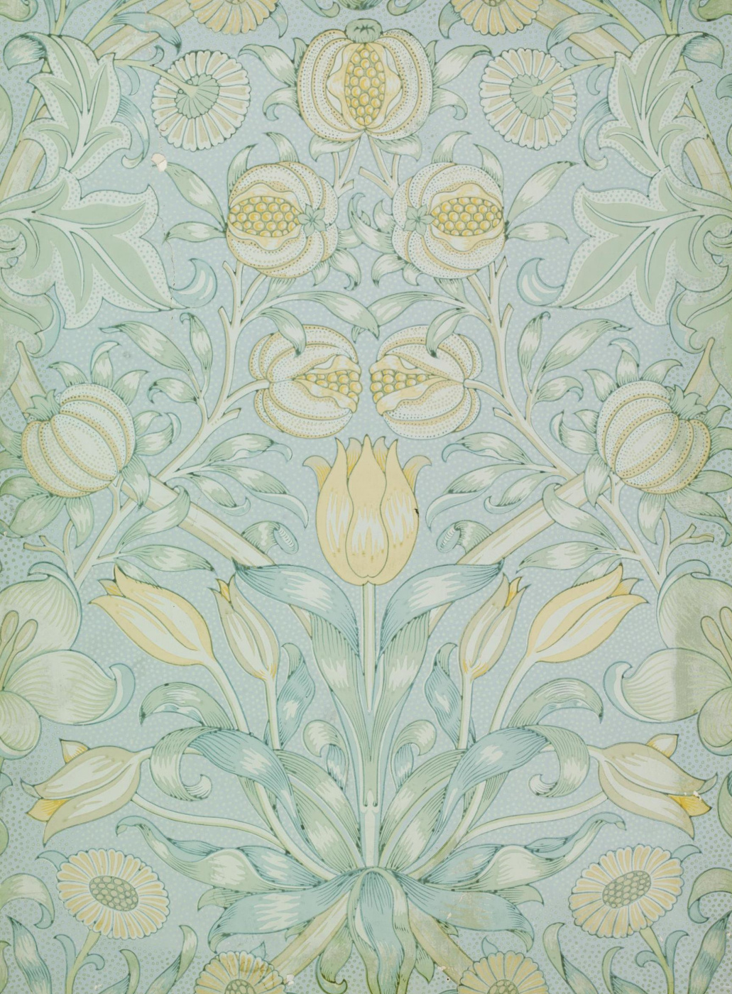William Morris. Lily and garnet