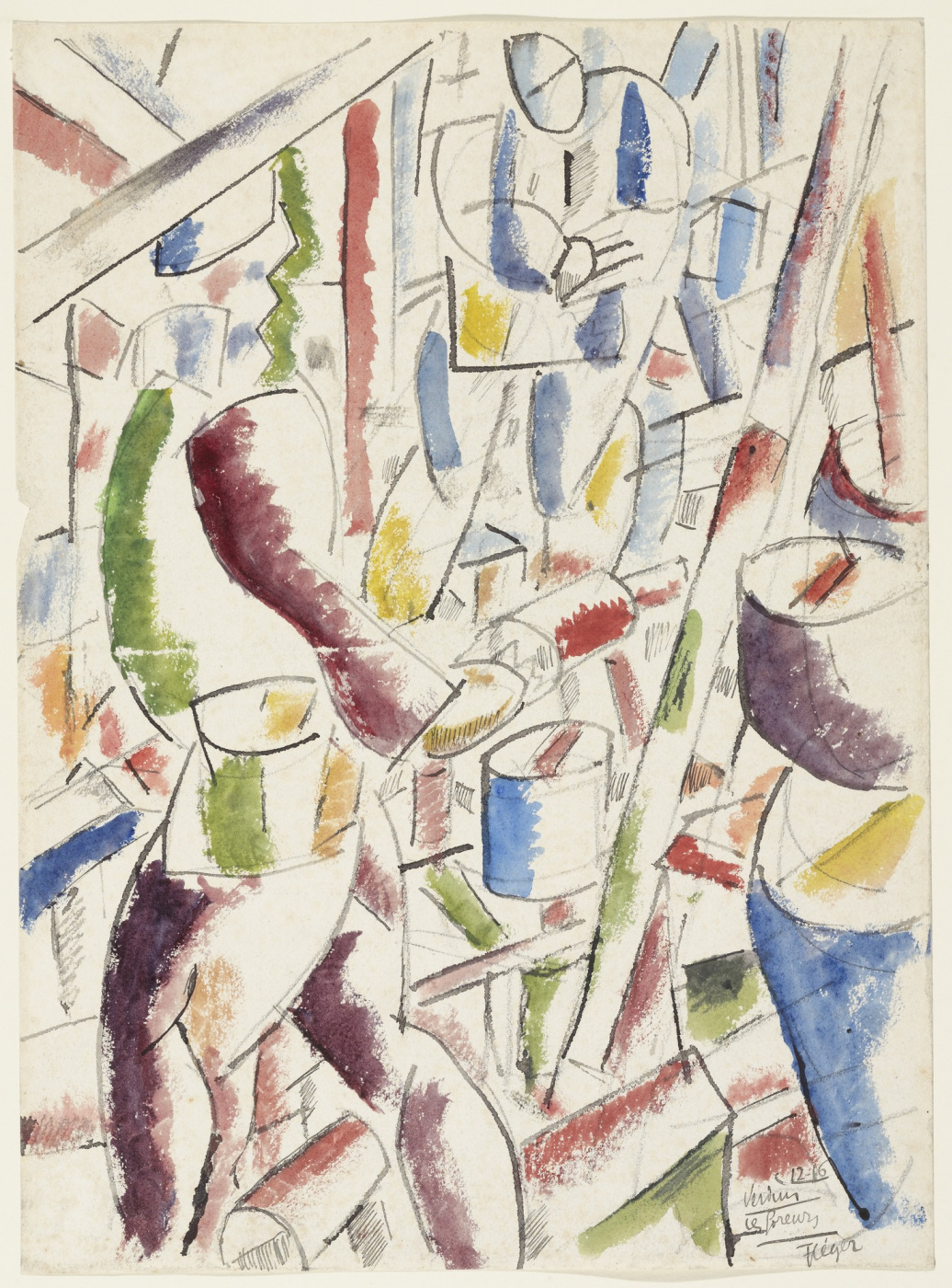 Fernand Leger. Verdun. The diggers of trenches