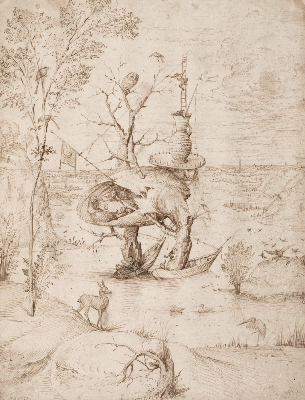 Hieronymus Bosch. Tree man