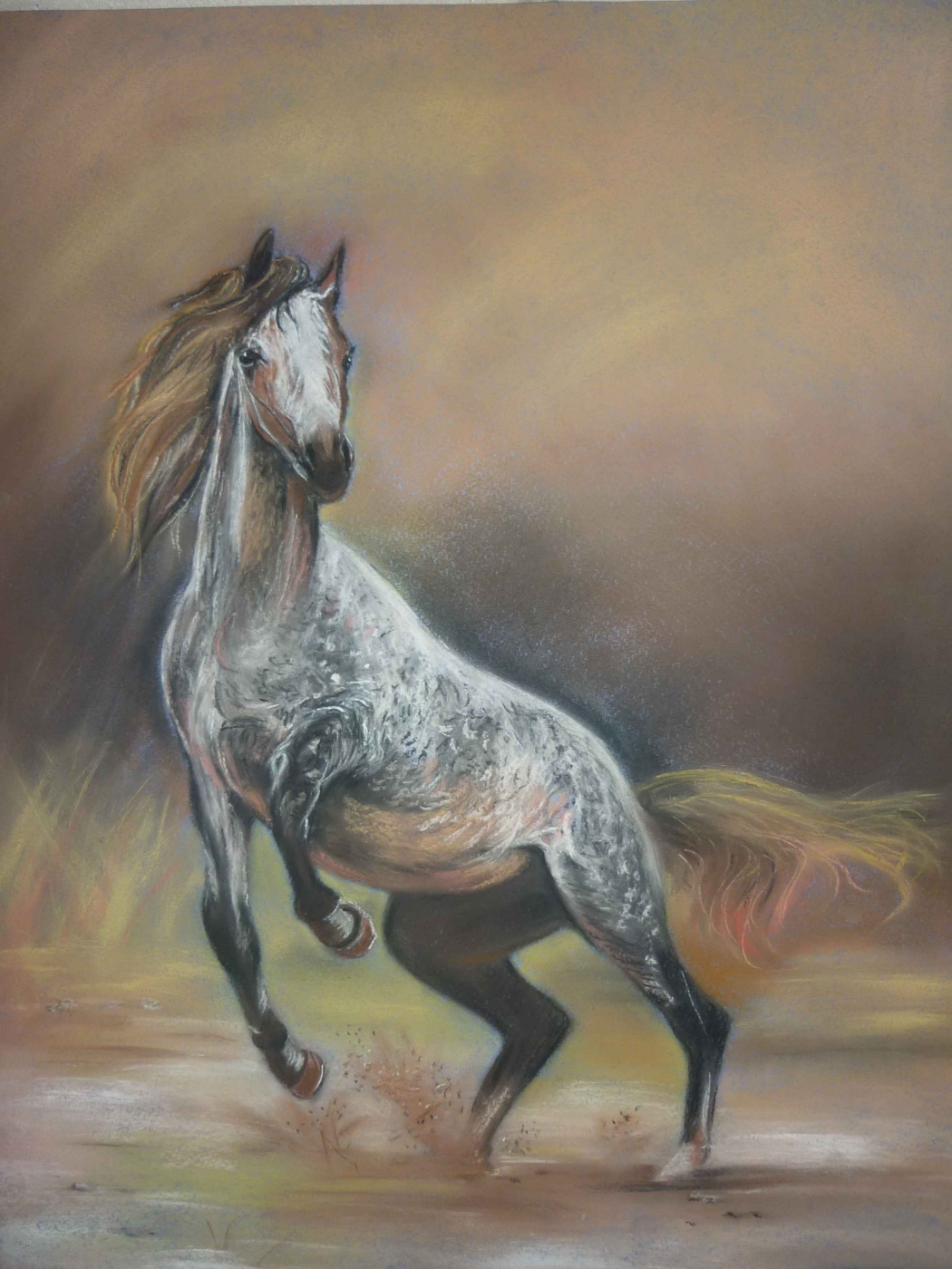 Marina Edikovna Lalayan. Horse