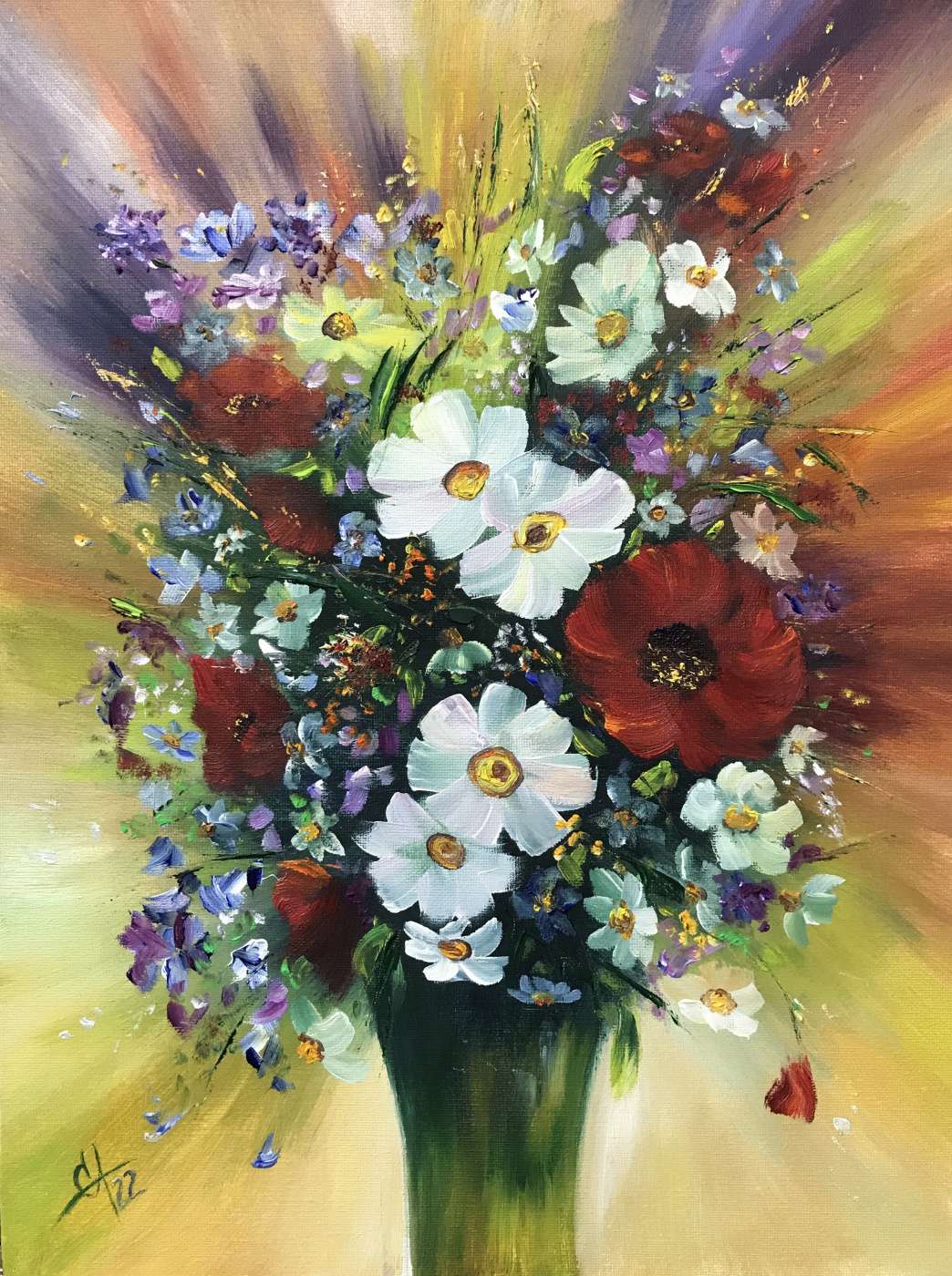 Svetlana Arkhipova. Bright summer bouquet