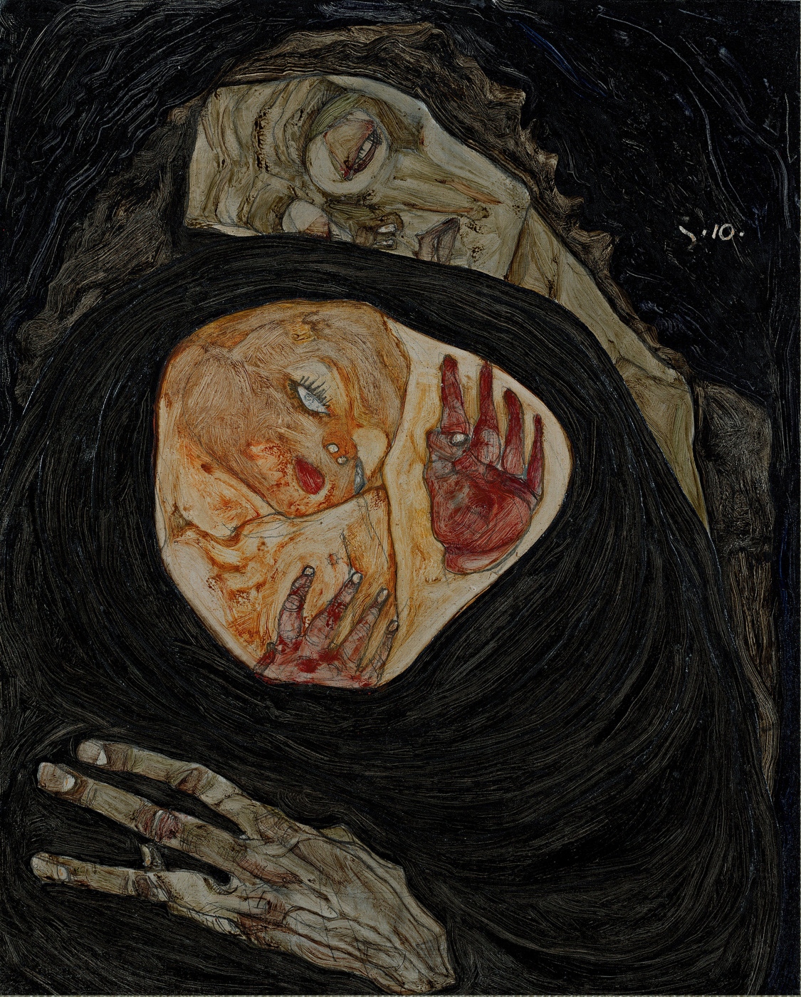 Egon Schiele. Dead mother