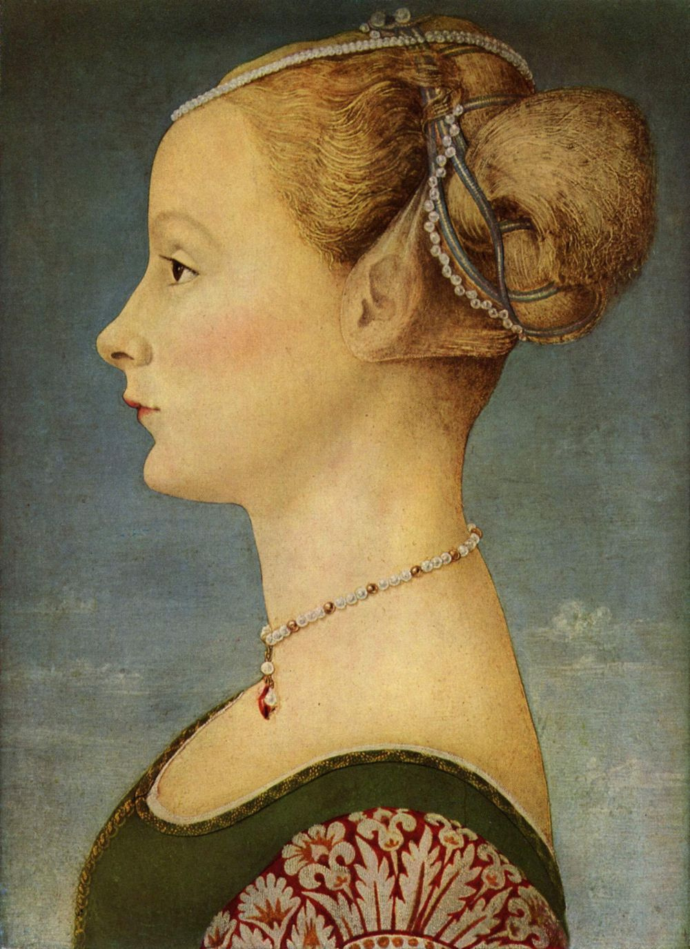Pierrot del Pollayolo. Portrait of a girl