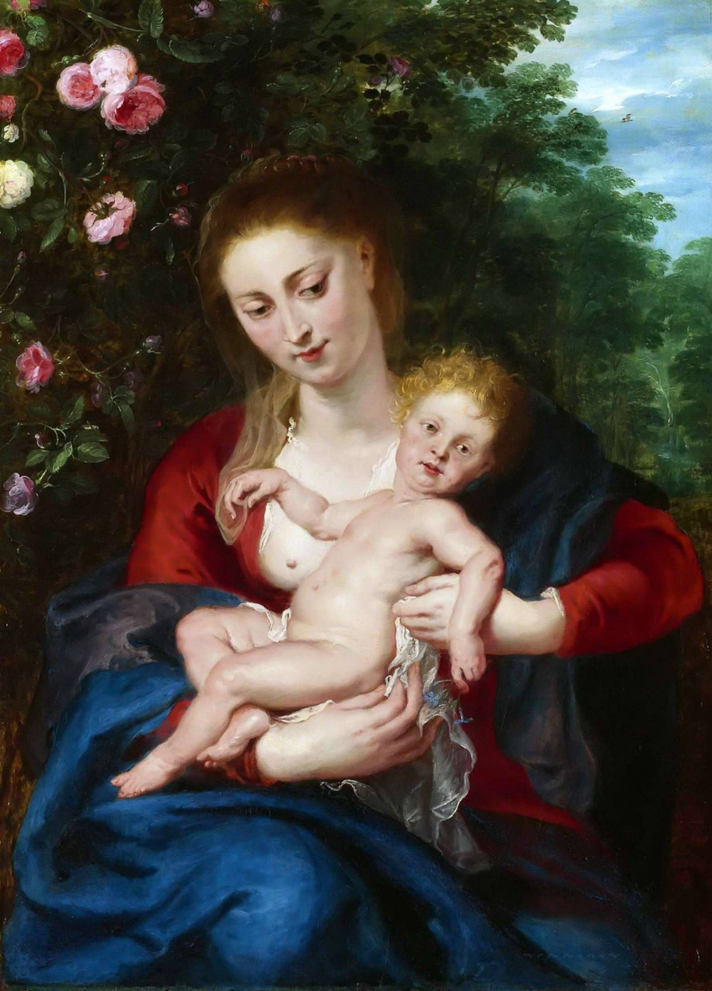 Peter Paul Rubens. The Madonna and child