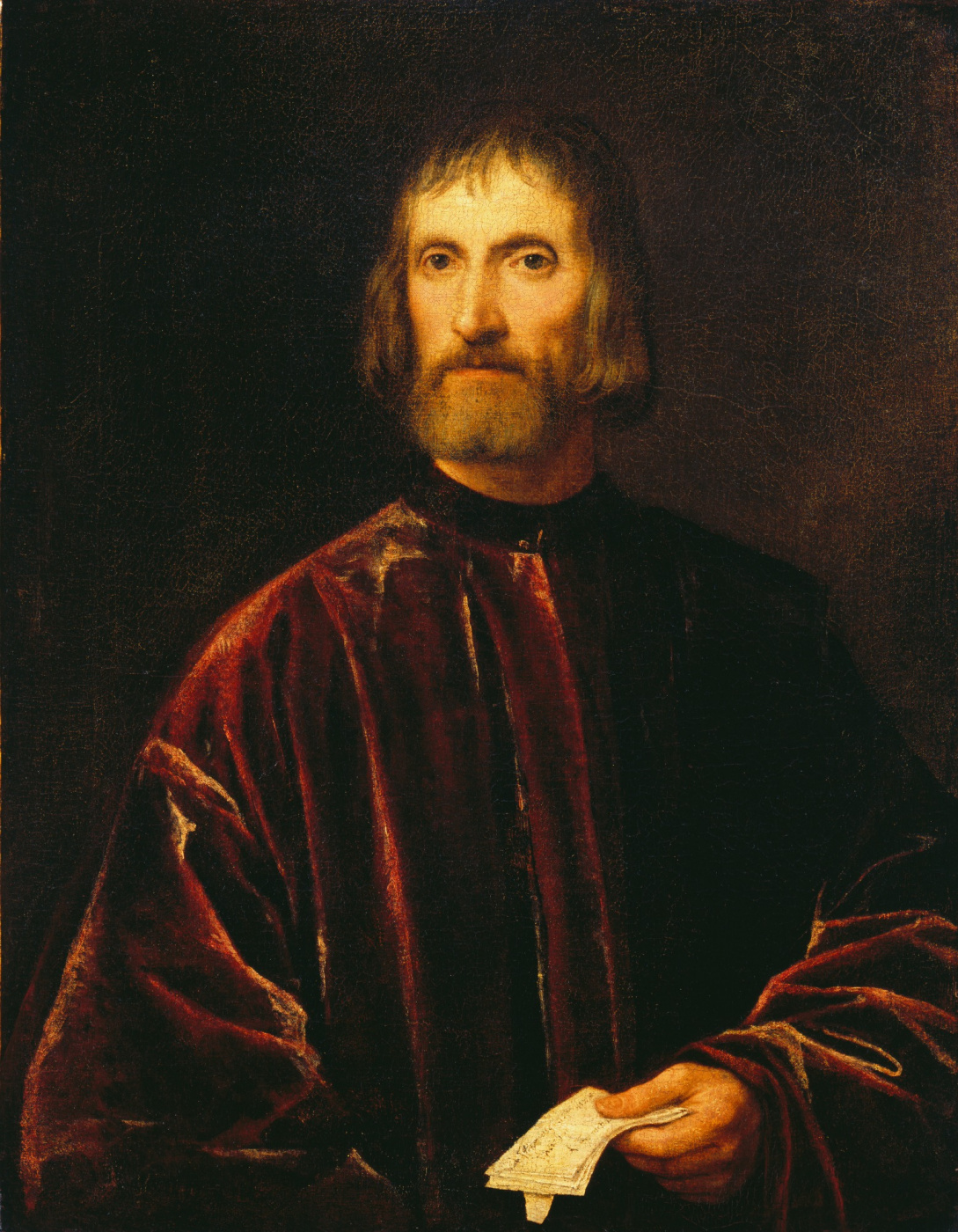 Titian Vecelli. Portrait Of Andrea Franceschi