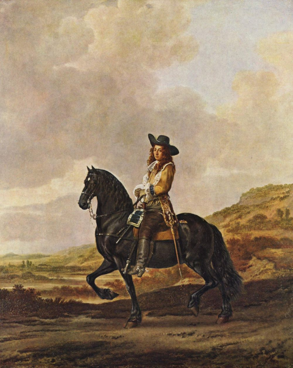 Thomas de Keizer. Peter Shot riding