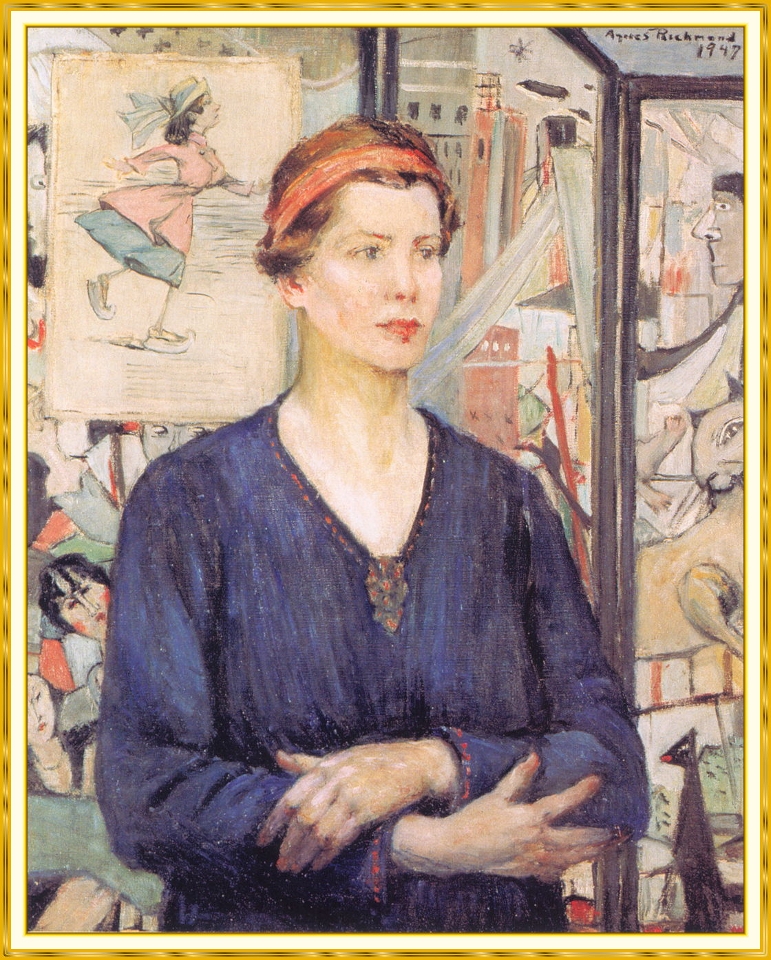 Agnes Richmond. Self-portrait