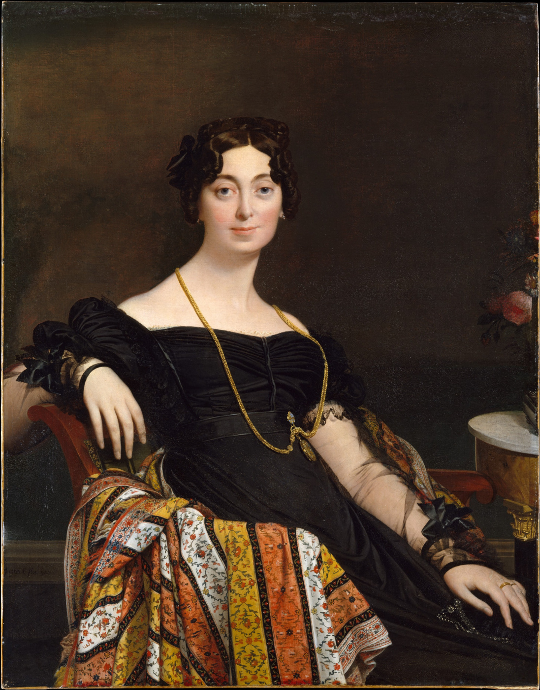 Jean Auguste Dominique Ingres. Portrait of Madame LeBlanc