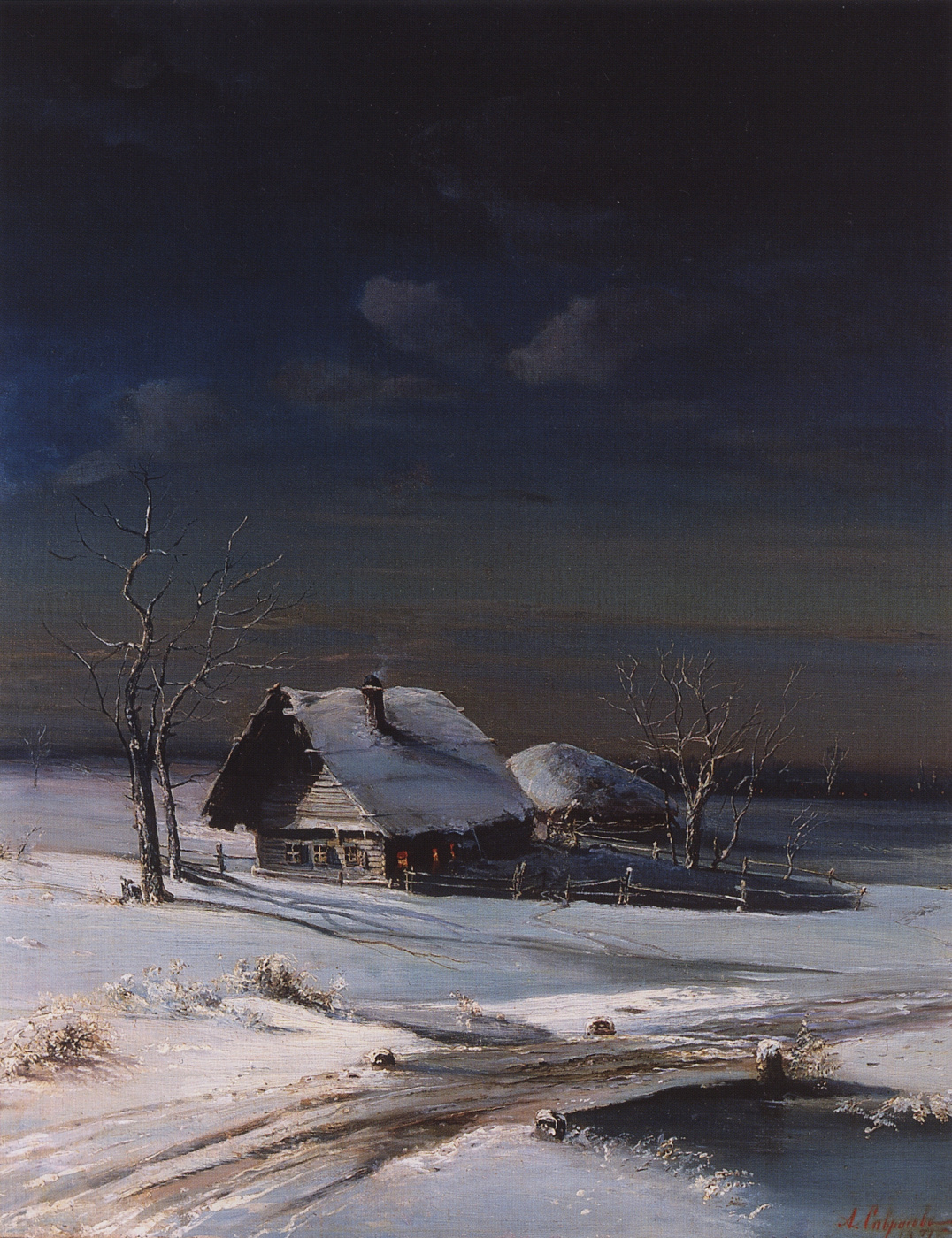 Alexey Savrasov. Winter landscape
