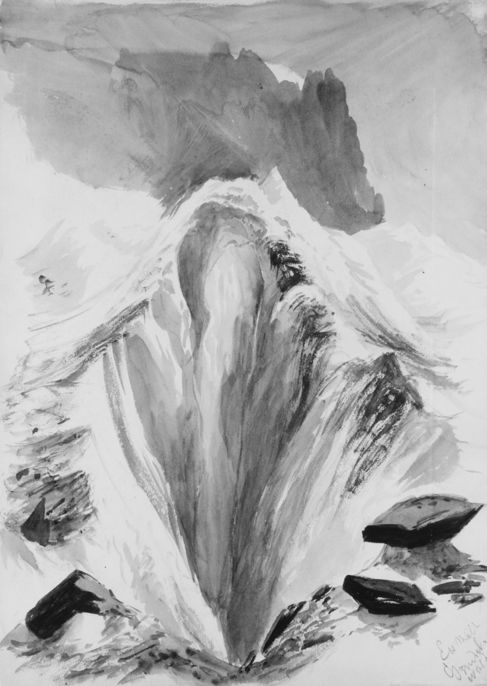 John Singer Sargent. The Grindelwald Glacier