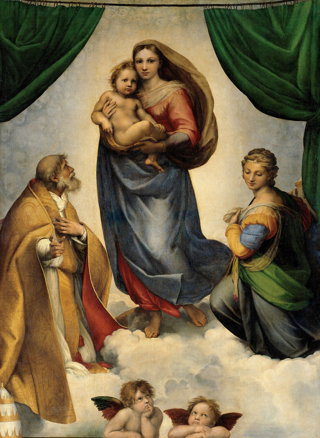 Raphael Santi. Sixtinische Madonna
