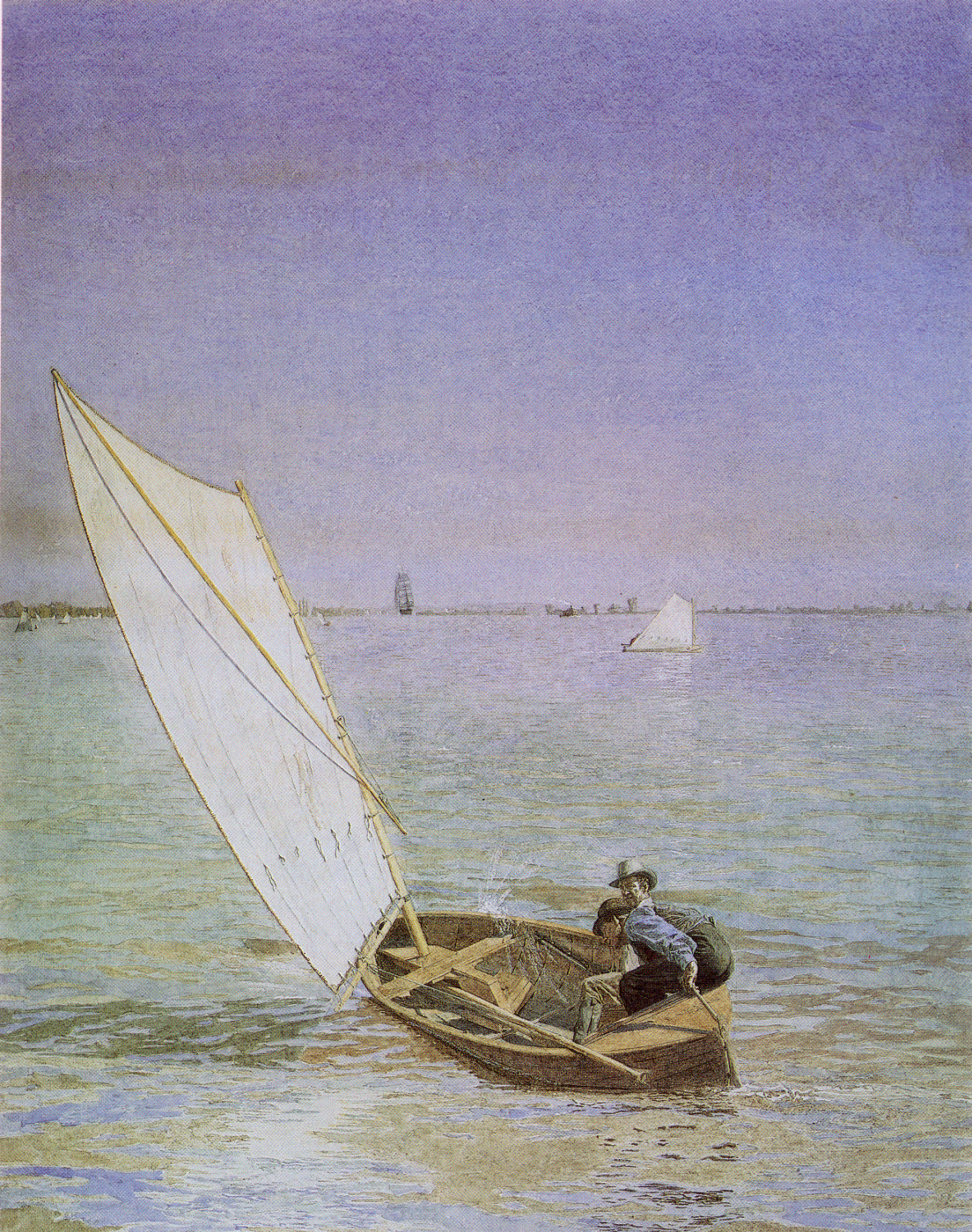 Thomas Eakins. The start of the regatta after the rain
