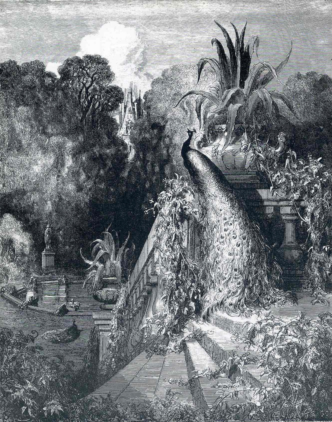 Paul Gustave Dore. Garden