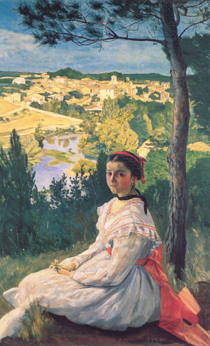 Frédéric Bazille. A view of the village