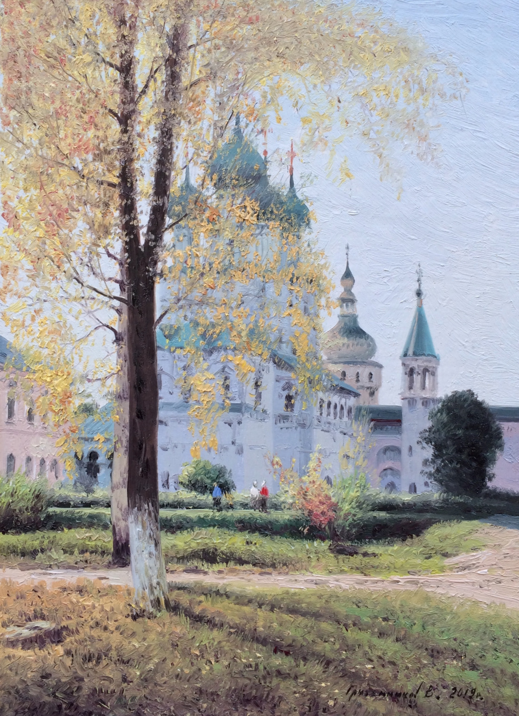 Vasily Ivanovich Gribennikov. Yard of the Rostov Kremlin