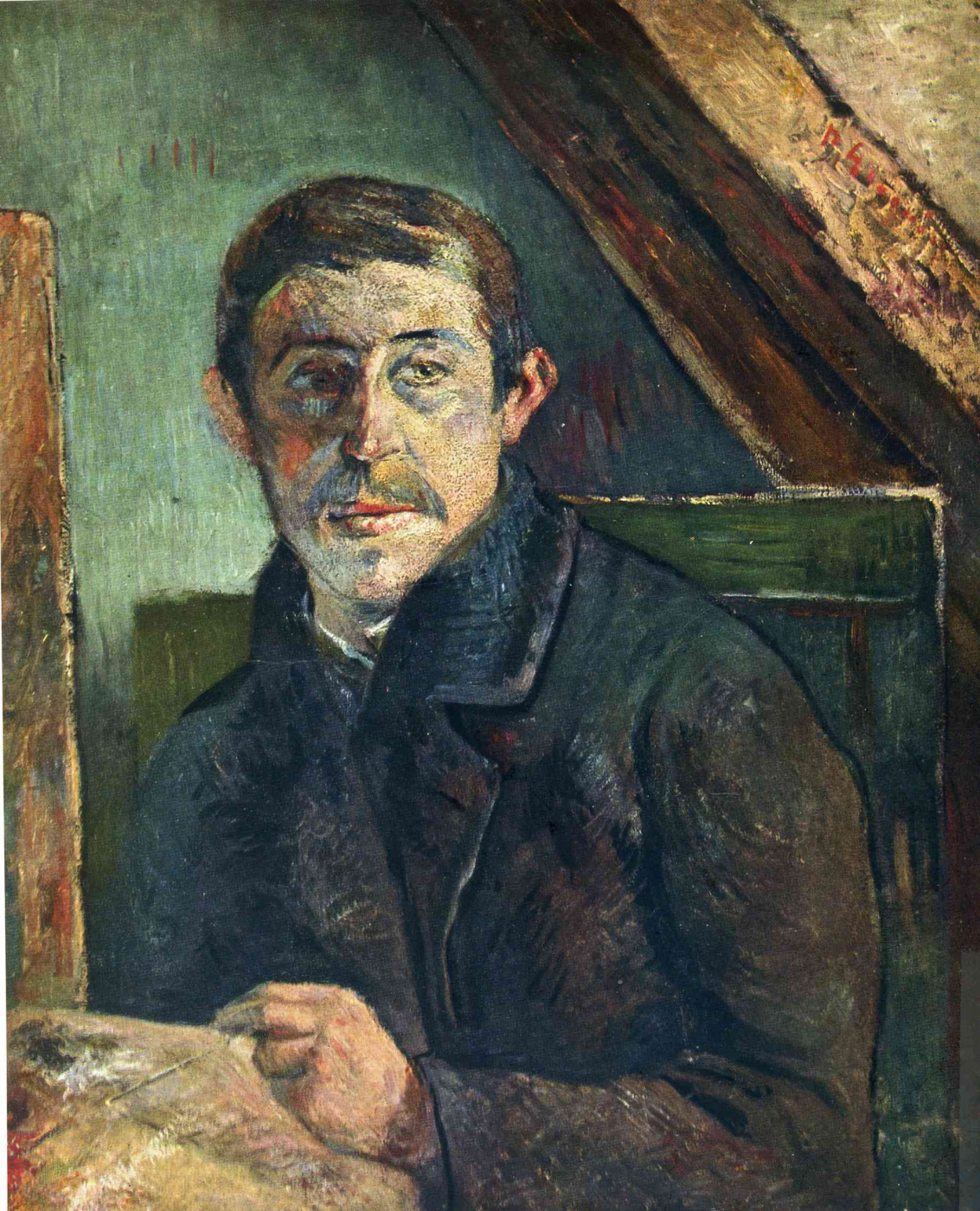 Buy digital version: Self portrait by Paul Gauguin Arthive