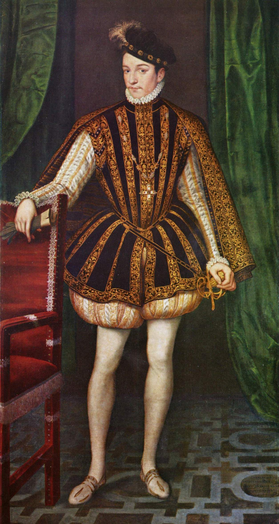 Портрет Карла 4 1566 Франсуа Клуэ