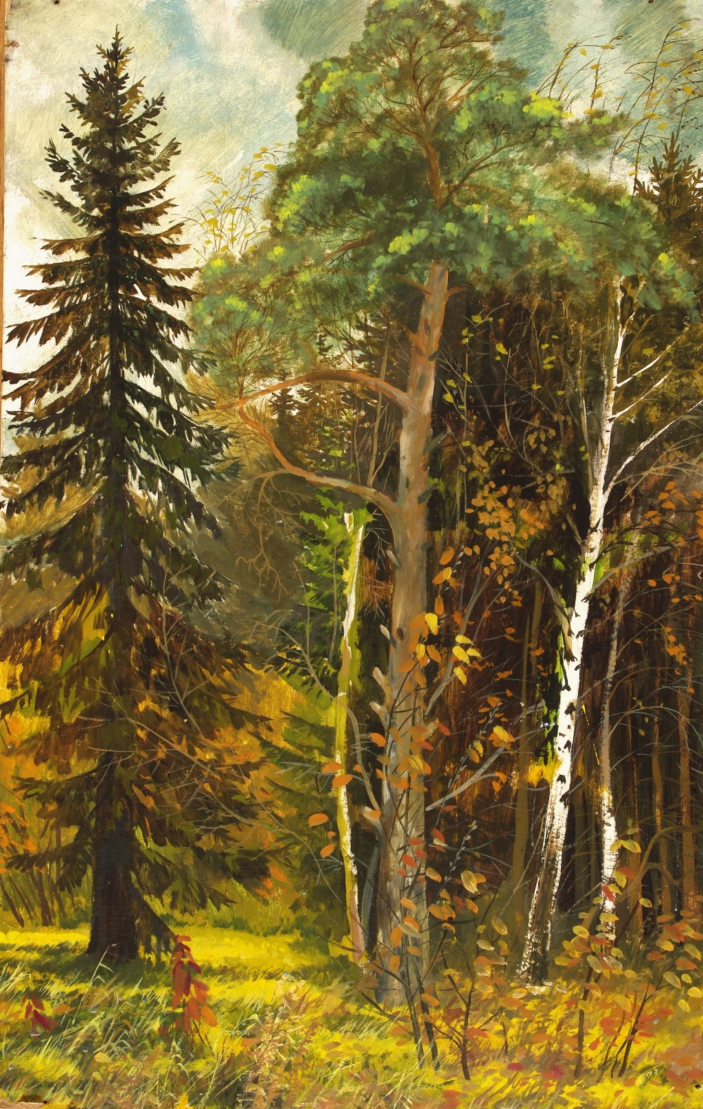 Yuri Alekseevich Golenkov. Mytischi "Mixed forest"