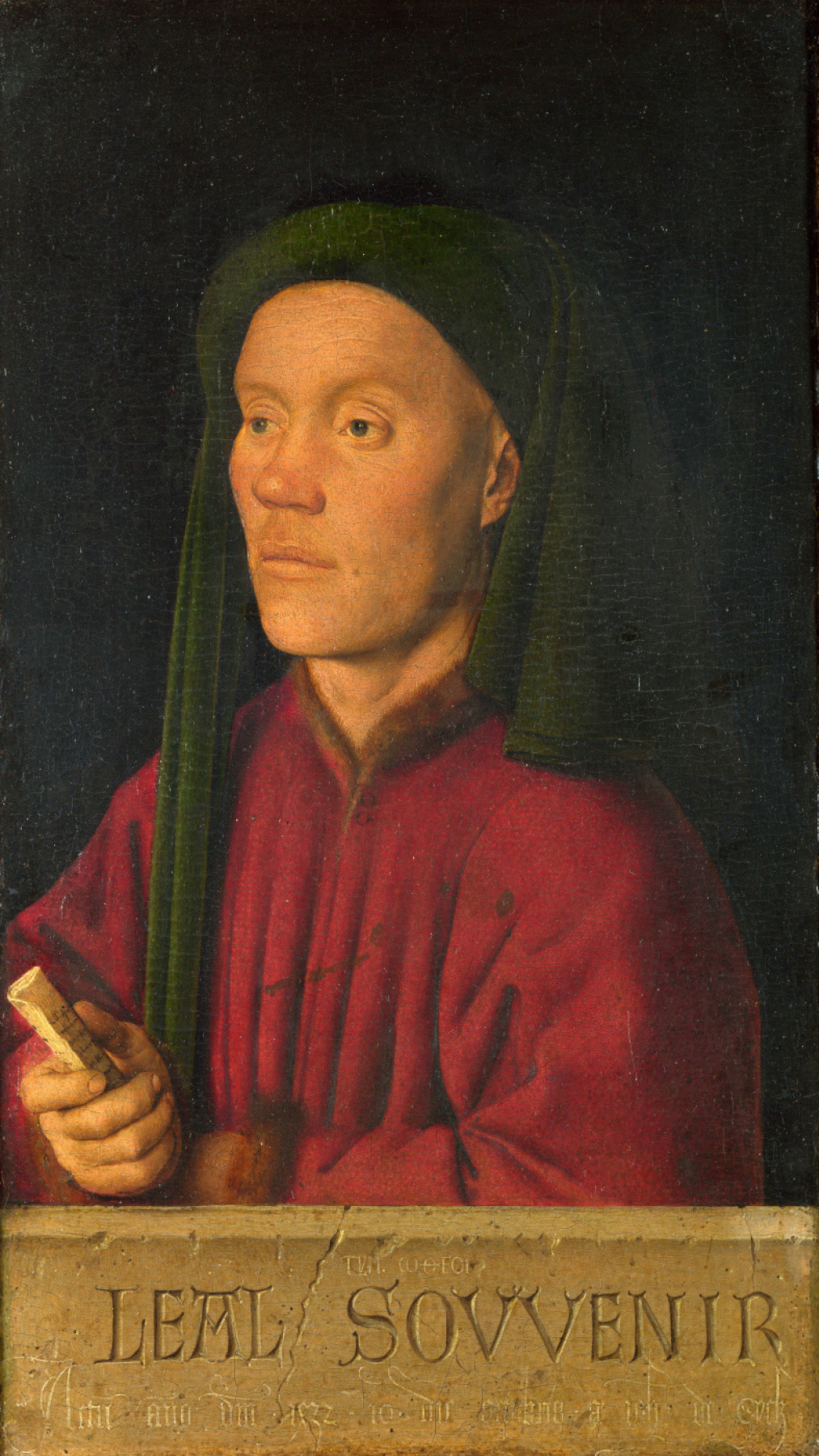 Jan van Eyck. Man's portrait (For true memory)