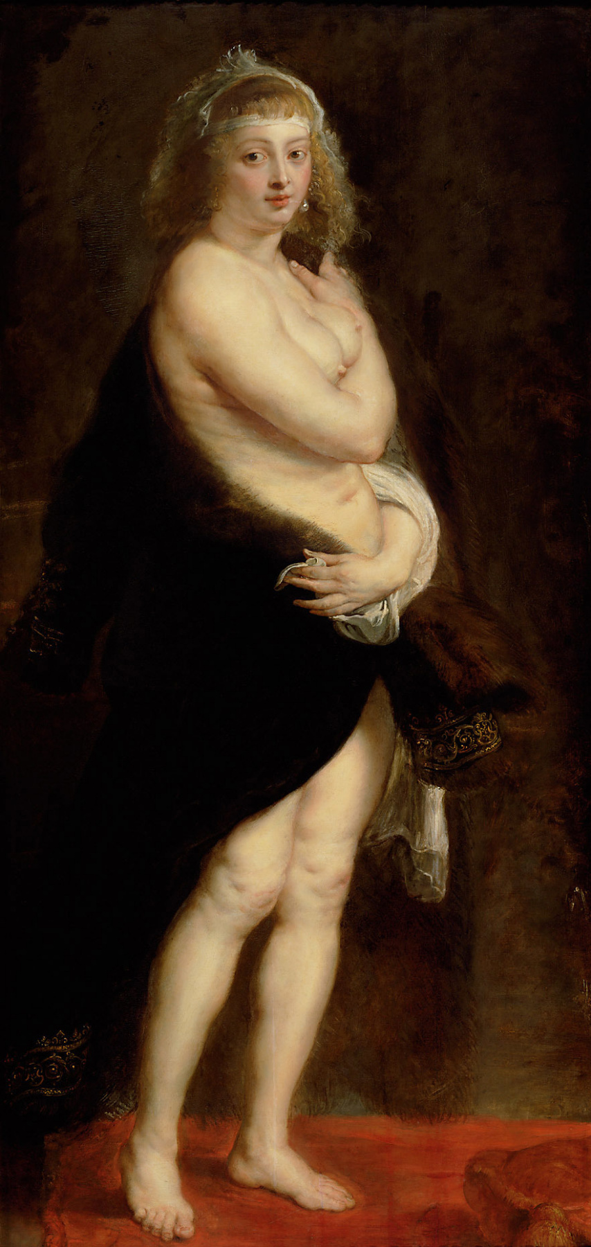 Peter Paul Rubens. Portrait of Helena Fourment (The little fur coat)