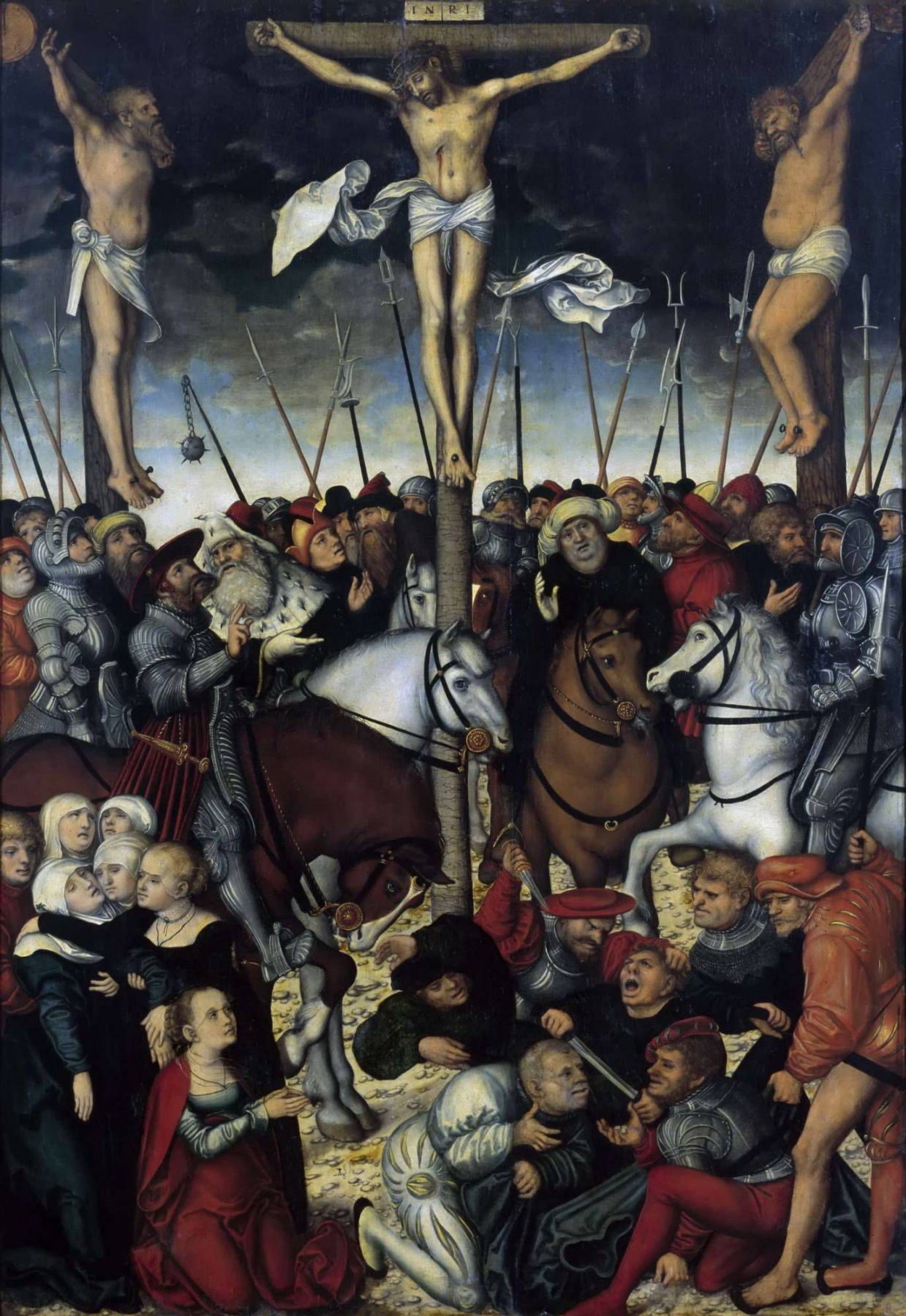Lucas the Younger Cranach. The crucifixion