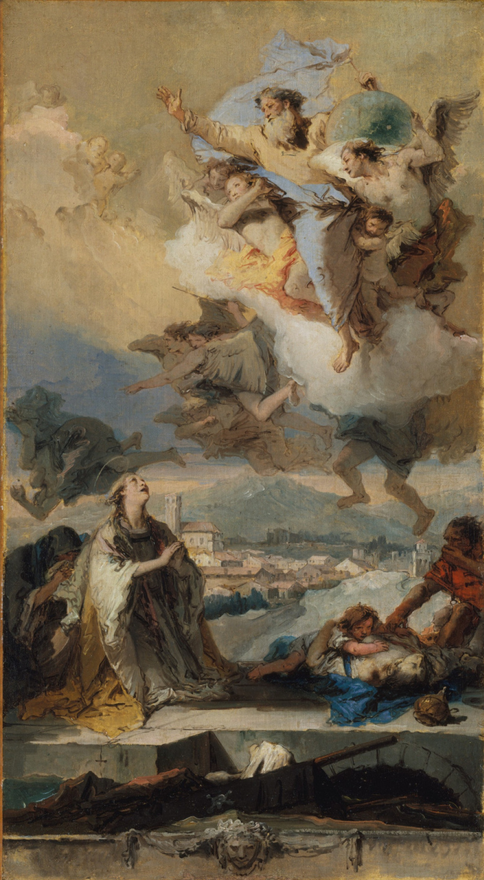 Giovanni Battista Tiepolo. St. Thekla, relieving the population of Este from the plague