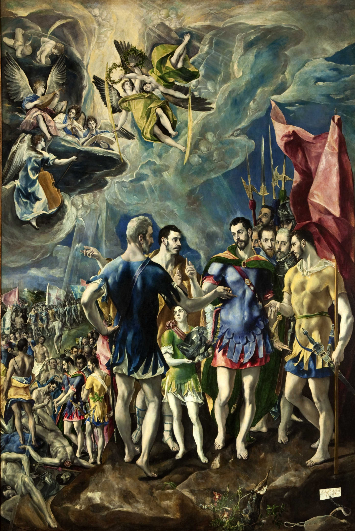 Domenico Theotokopoulos (El Greco). The martyrdom of St. Mauritius and the Theban Legion