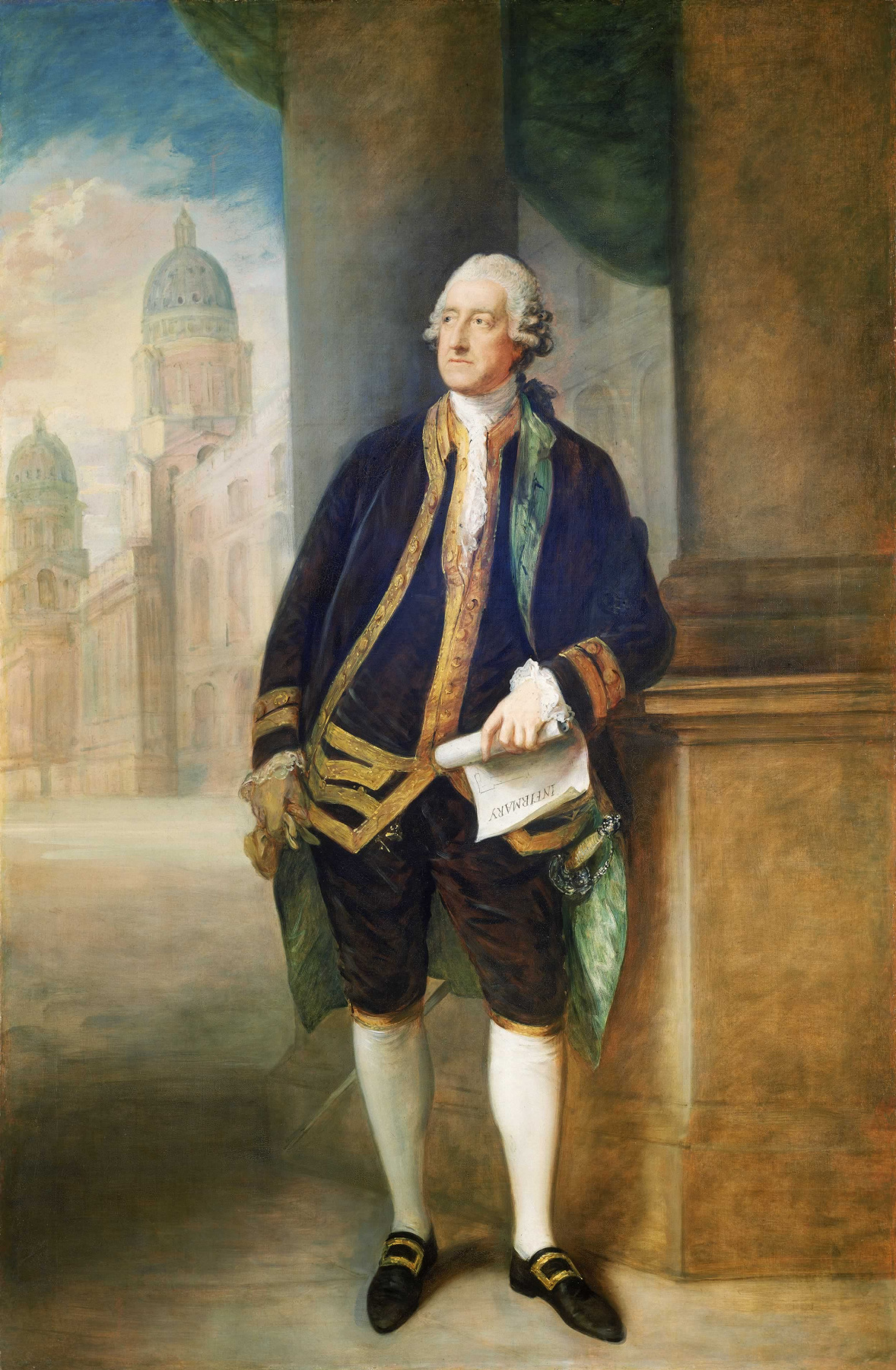 Thomas Gainsborough. John Montagu, 4th Earl of Sandwich, 1st Lord of the Admiralty