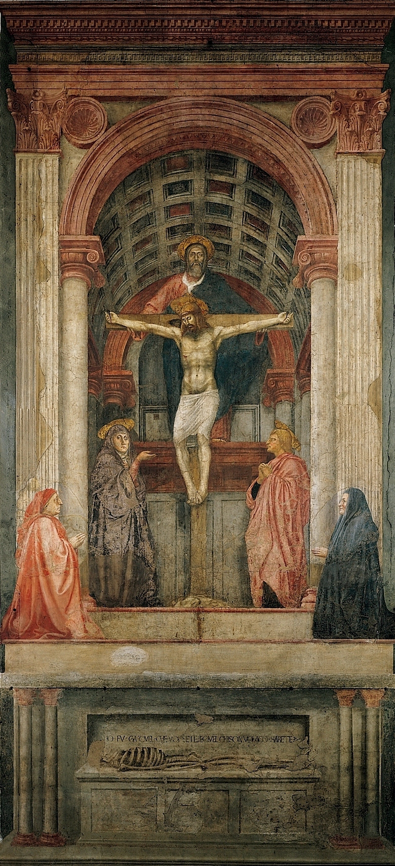 Tommaso Masaccio. The Holy Trinity