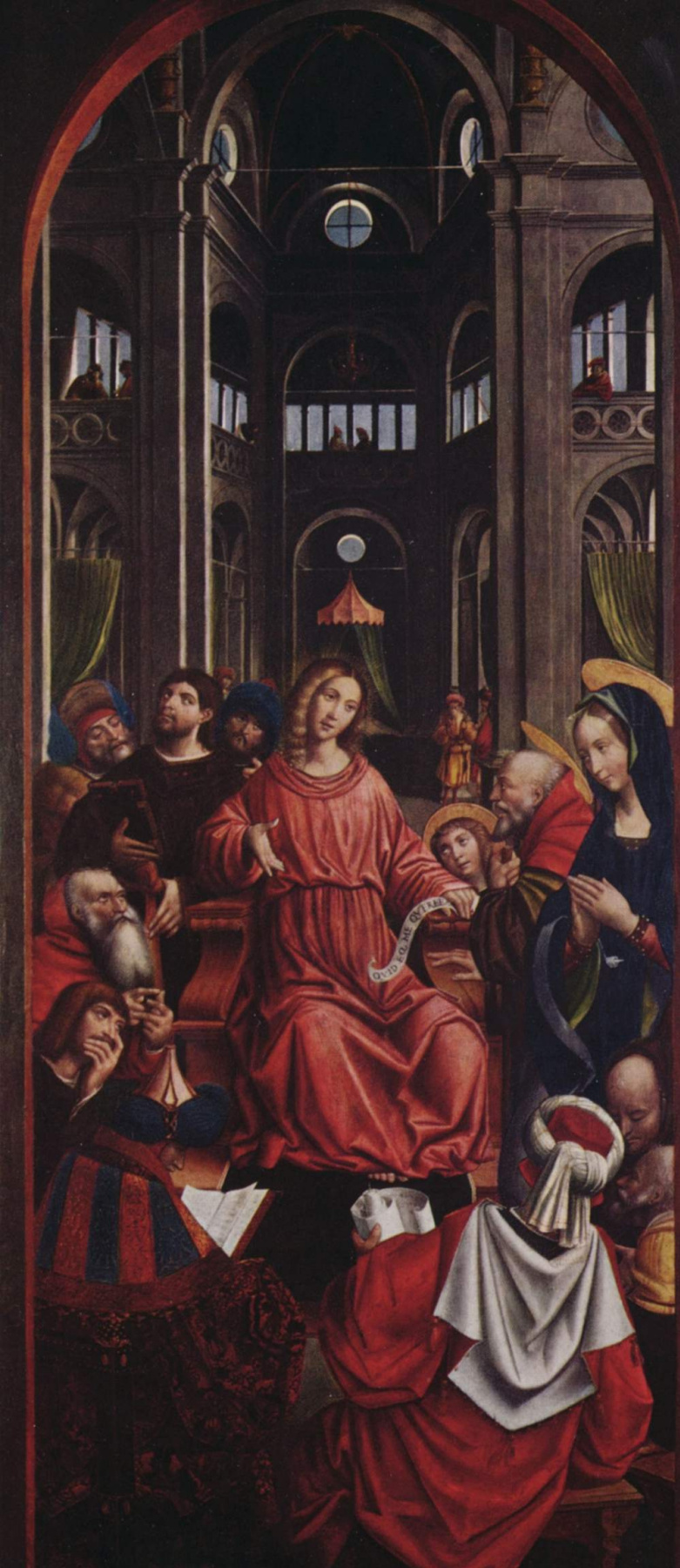 Defendent Ferrari. Twelve year old Christ in the temple