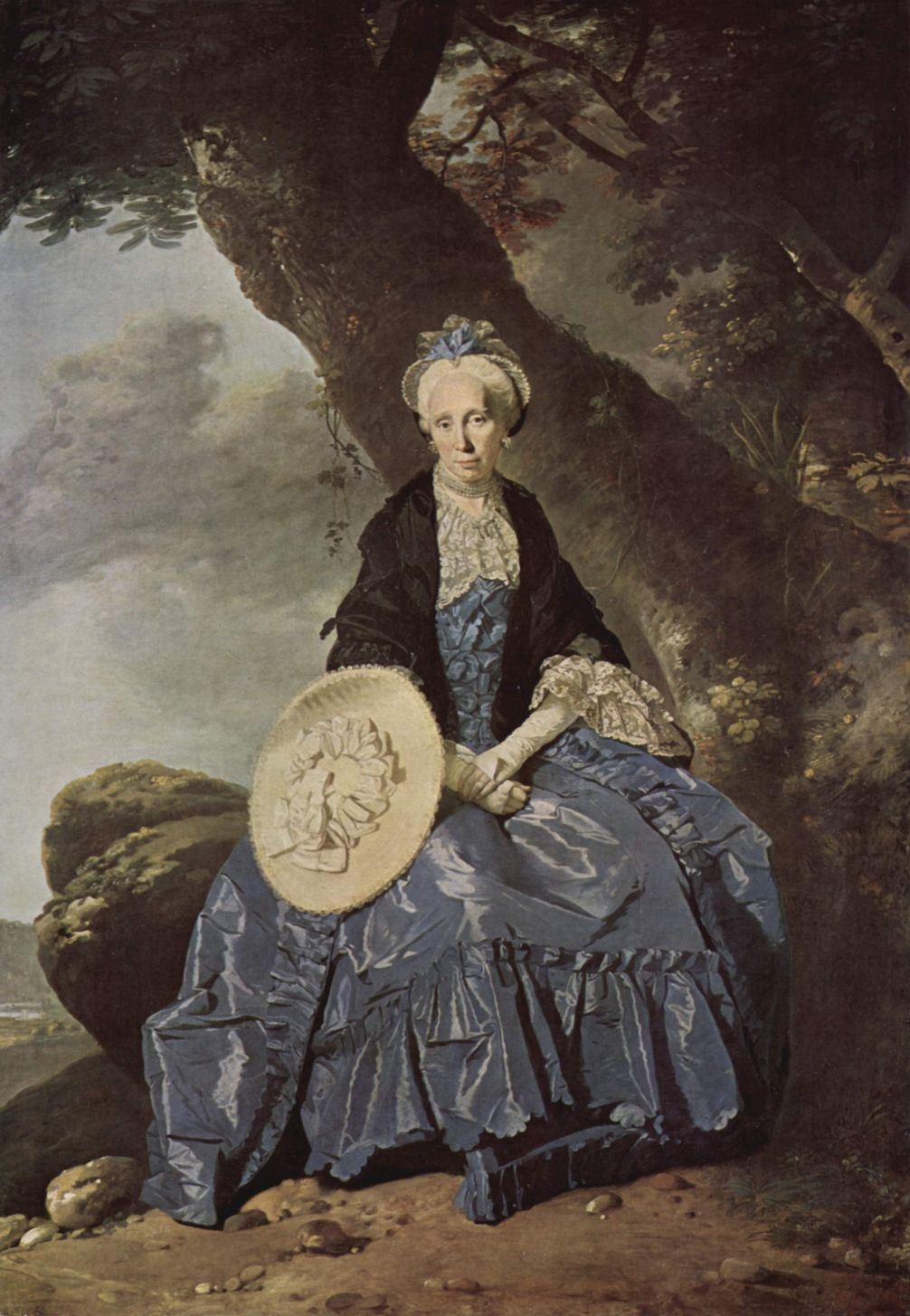 Johann Zoffany. Portrait of Mrs. Oswald