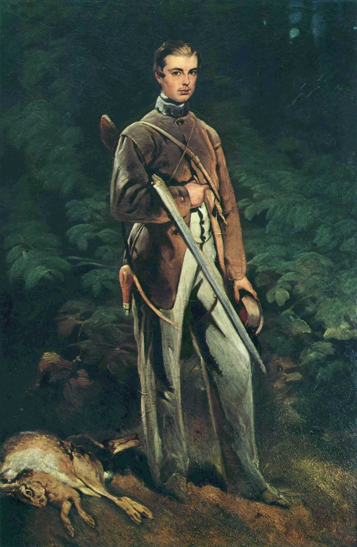 Louis Ferdinand von Rayski. Portrait of max von Fabrice