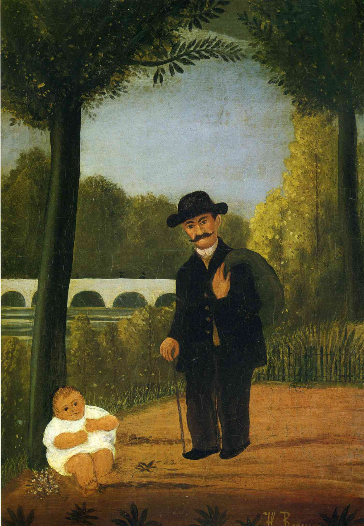 Henri Rousseau. The man and the child